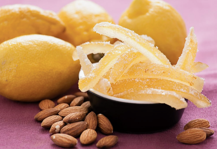 Scorzette candite limone (Dolci tipici siciliani di Di Benedetto)